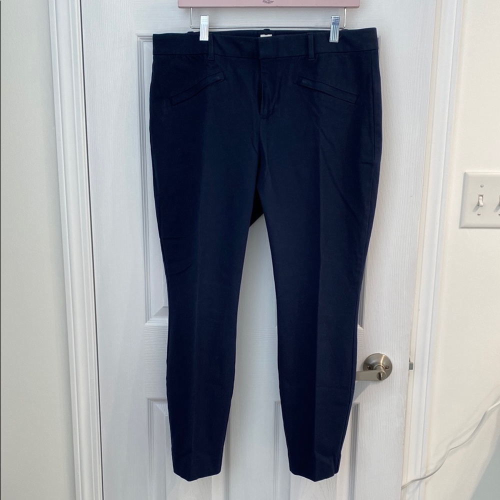 GAP Navy Blue Skinny Chino Pants Size 14